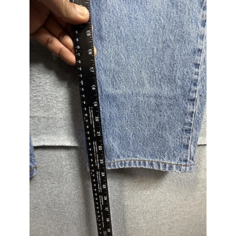Levis 505 Jeans Mens 42x24 Blue Medium Wash Denim Regular Fit Straight Leg Pants